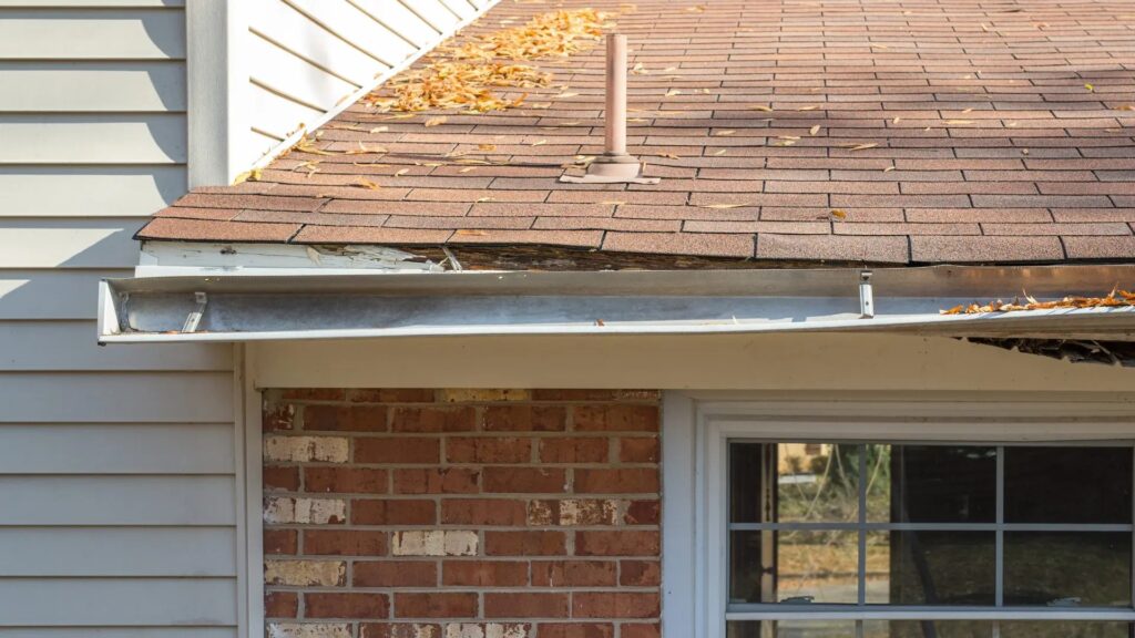Gutter Pulling Away From House