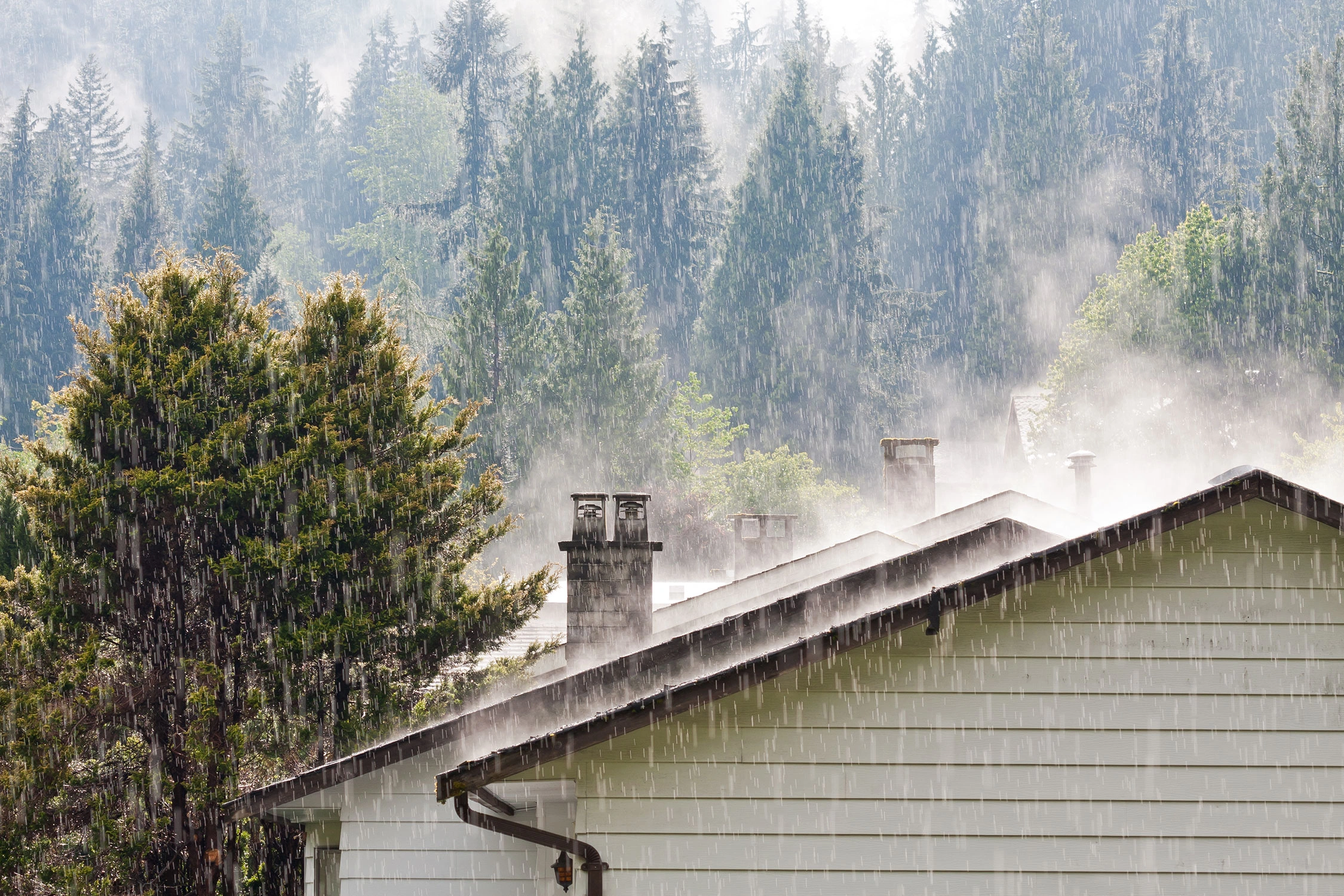 Roof Leak After Heavy Rain
