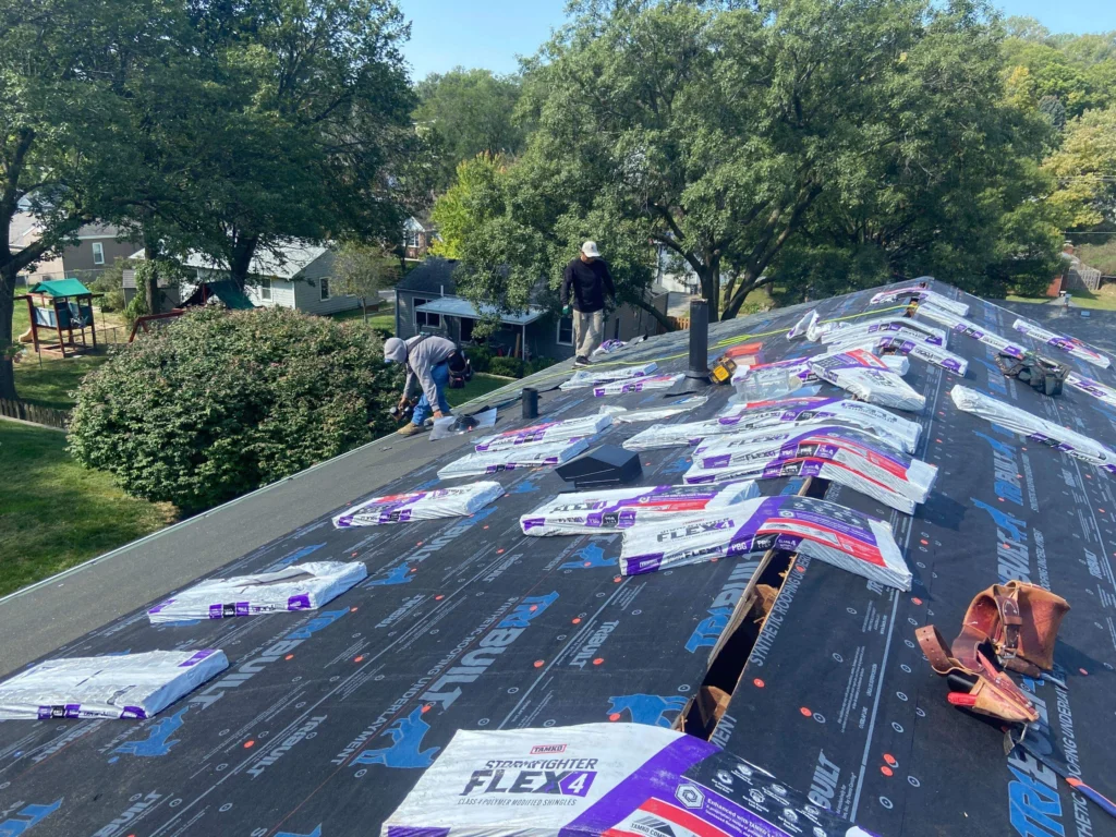 Star Home crew on a job site or a completed roof project