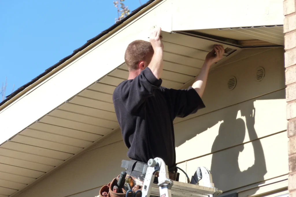 checking soffit vents