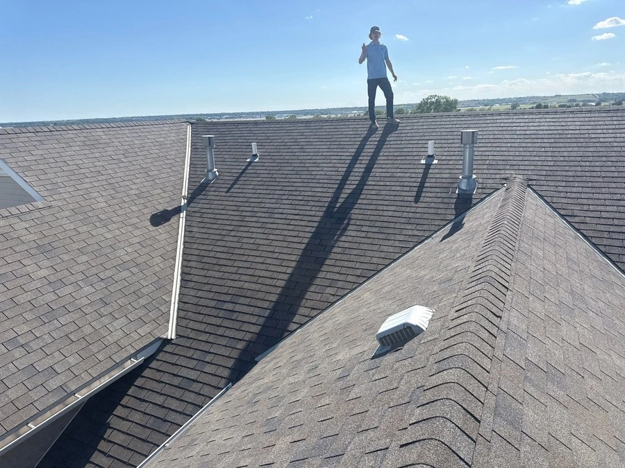 Star Home Roofing crew performing a roof inspection